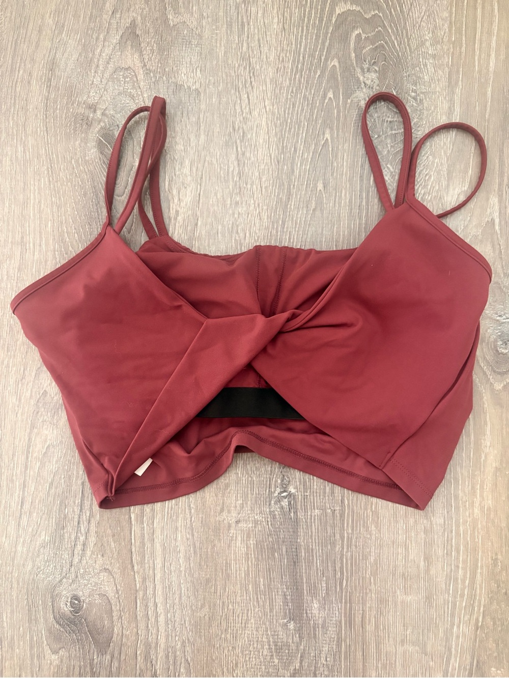 Halara Ultra Sculpt™ Double Straps Twisted Backless Cropped Yoga Tank Tops - Picture 7 of 8
